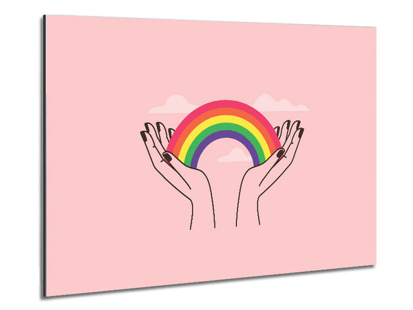 Regenbogen in meinen Händen