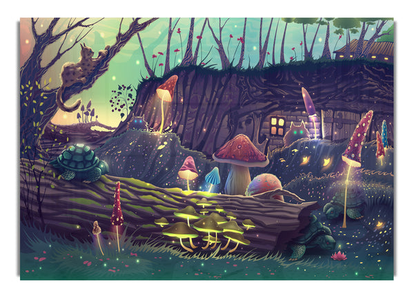 Toadstool Village