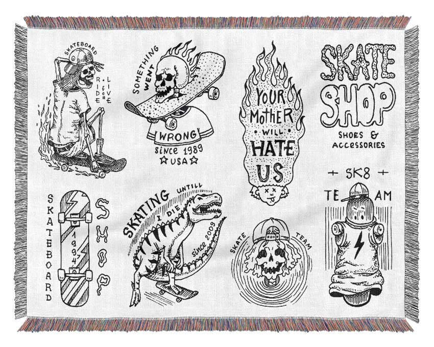 The Skate Shop Woven Blanket