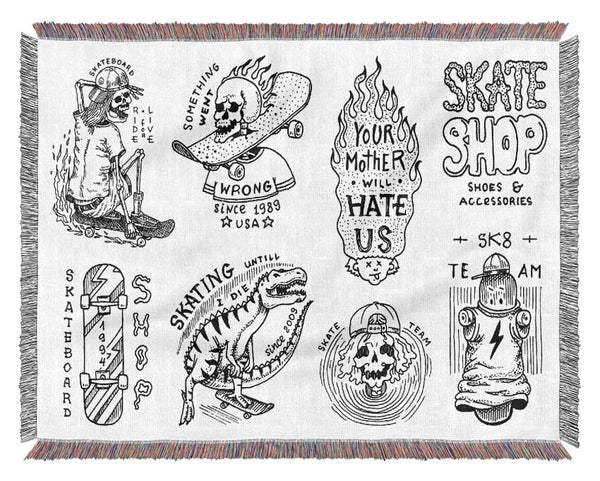 The Skate Shop Woven Blanket