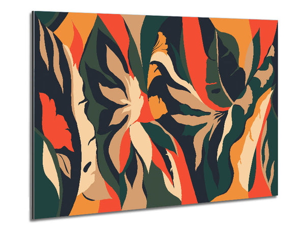 The Flow Of Striped Verge Metal Print