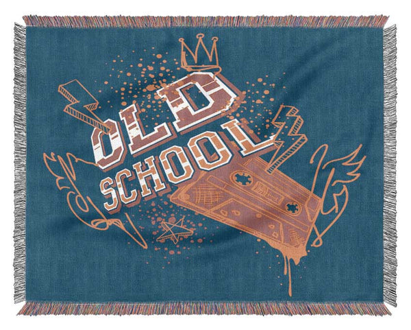 Old School Type Woven Blanket