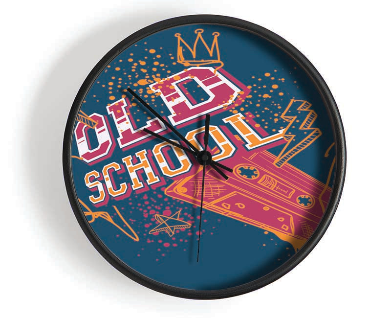 Old School Type Clock - Wallart-Direct UK