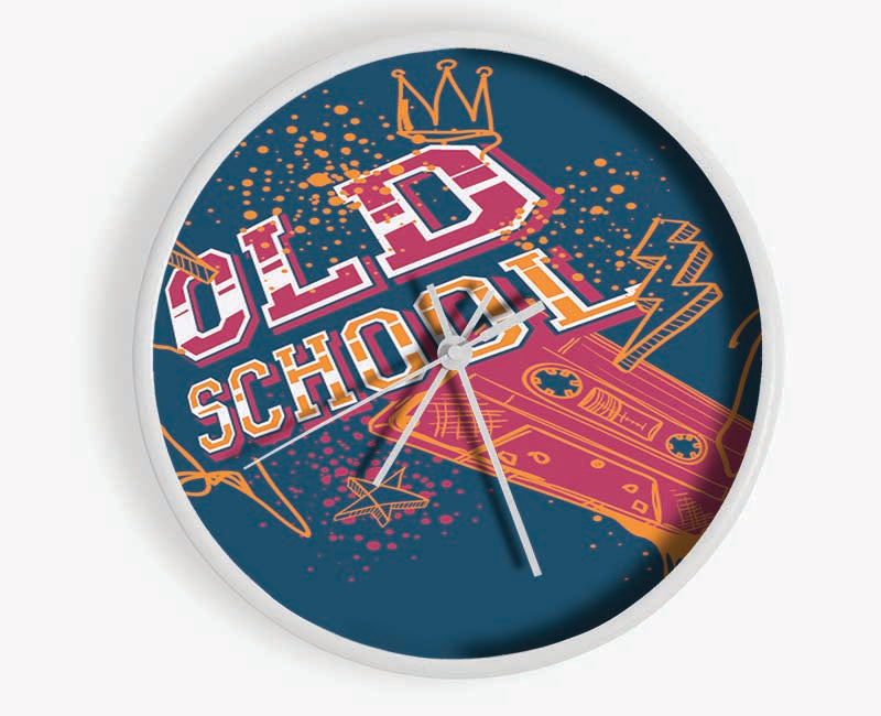 Old School Type Clock - Wallart-Direct UK