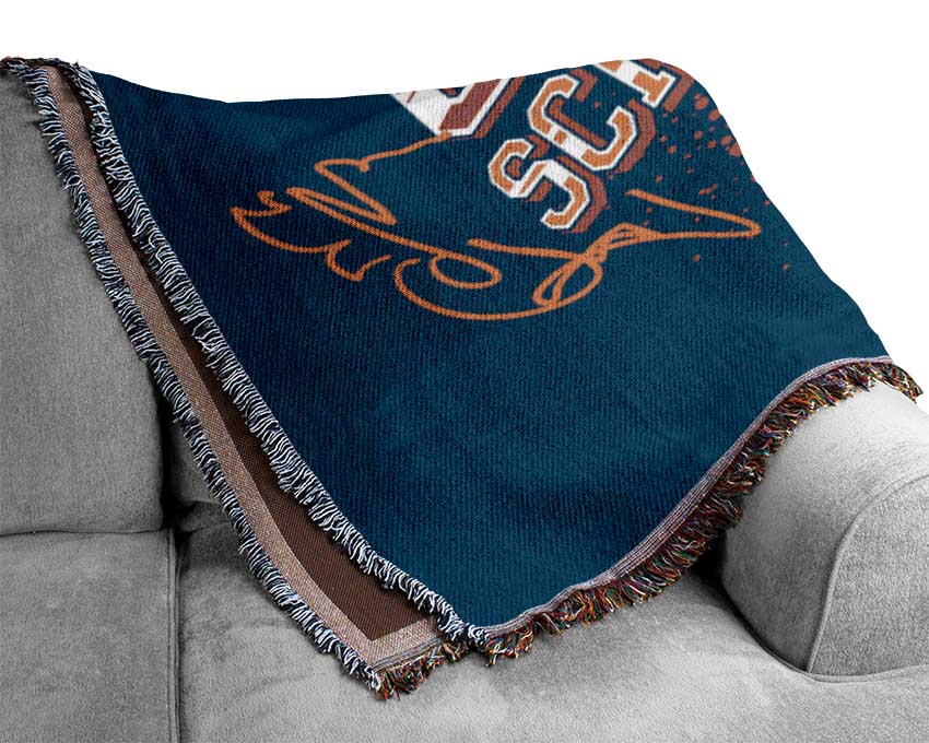 Old School Type Woven Blanket