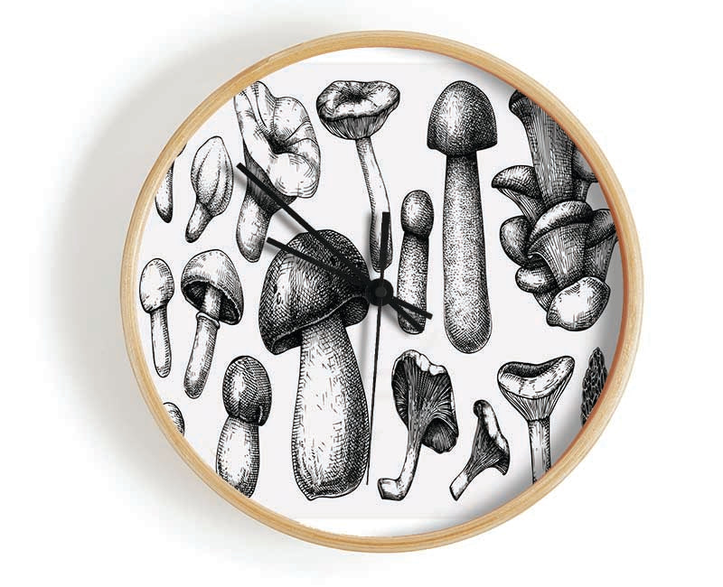The Toadstool Collection Clock - Wallart-Direct UK