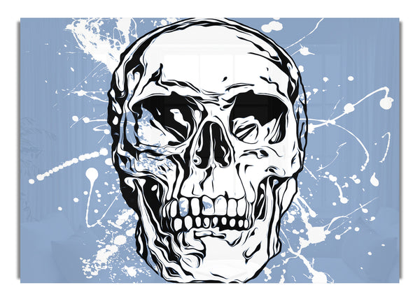 The White Splatter Skull