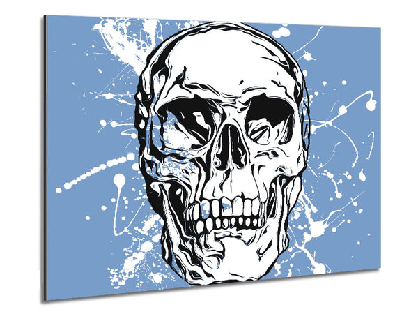 The White Splatter Skull