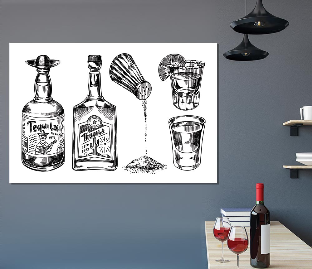 Get The Tequilas In Print Poster Wall Art