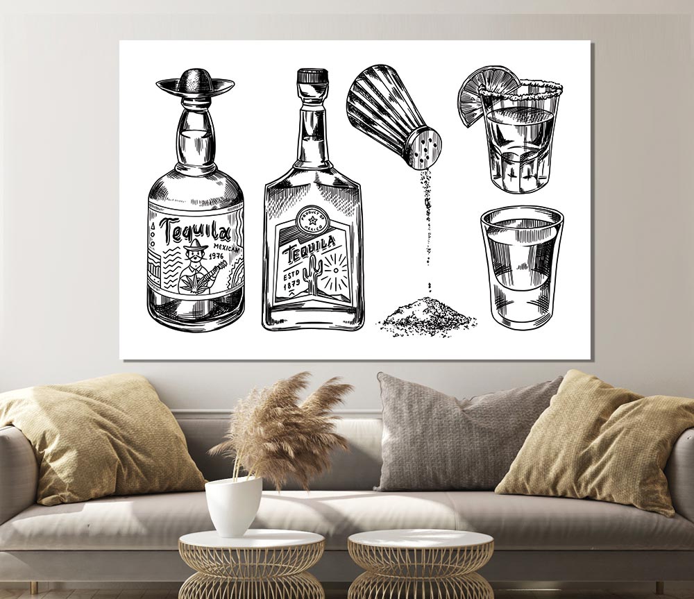 Get The Tequilas In Print Poster Wall Art