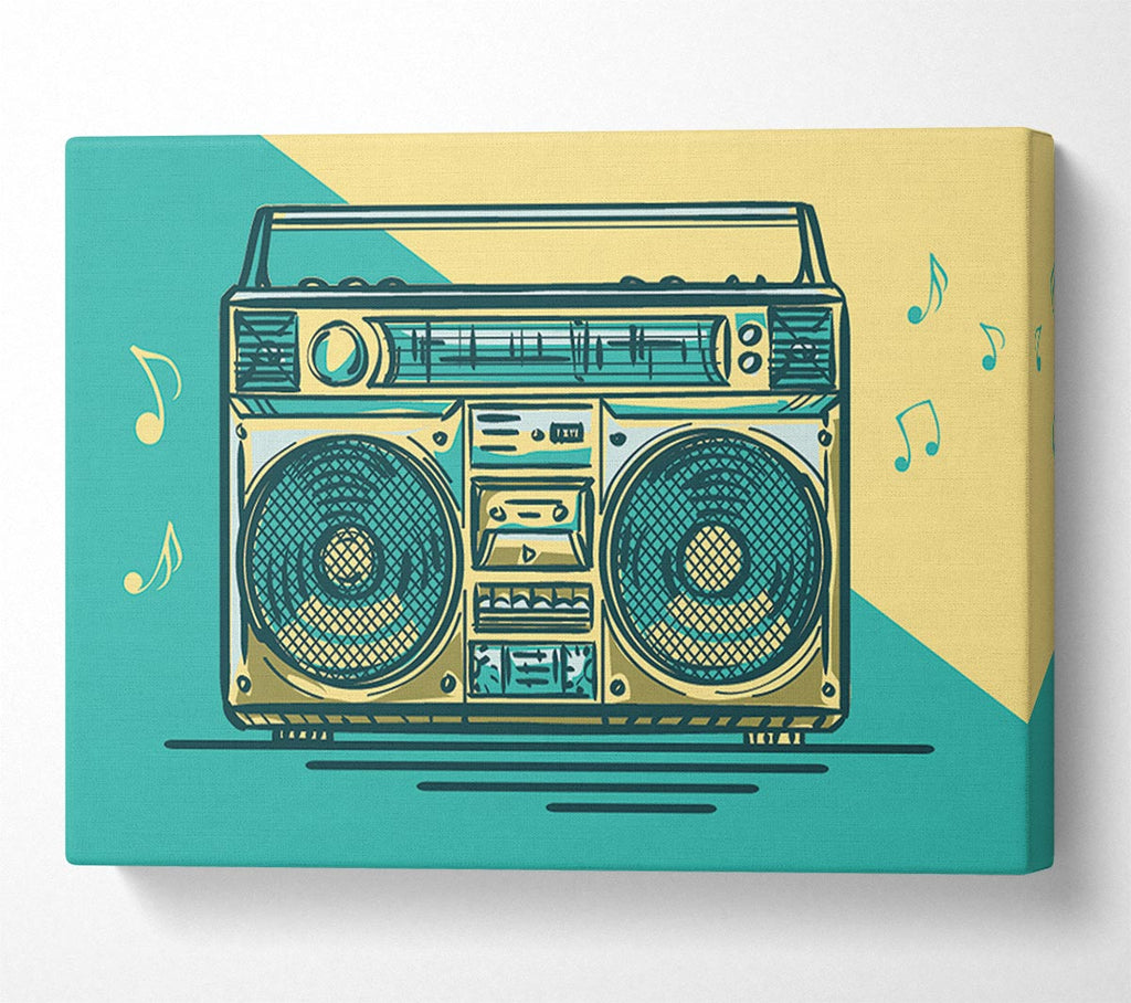 Picture of Boombox Music Maker Canvas Print Wall Art