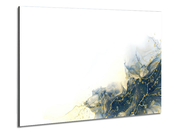 The Corner Distortion Metal Print