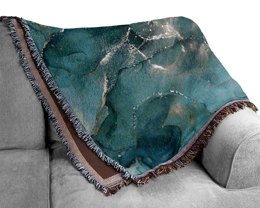 Insane Blue Depths Woven Blanket