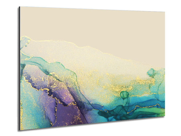 Blaues und violettes Glitzervergnügen