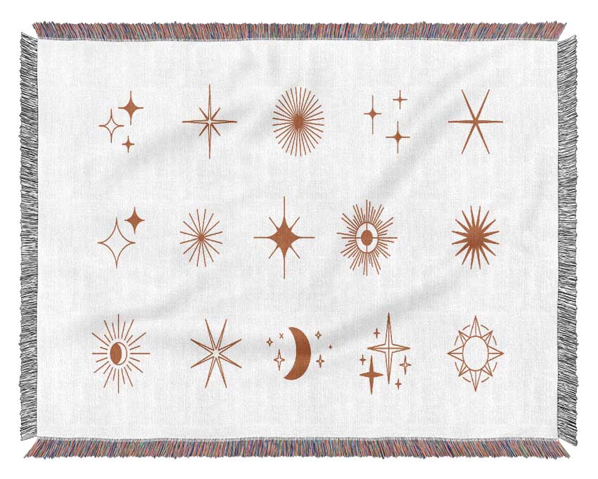 Stars Of The Universe Subtle Woven Blanket