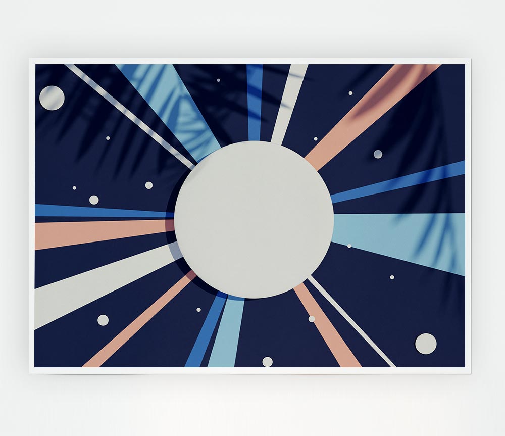 The Sun In Space Print Poster Wall Art