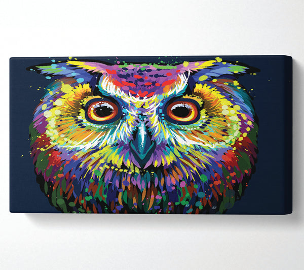 Die gruselige, lebendige Eule