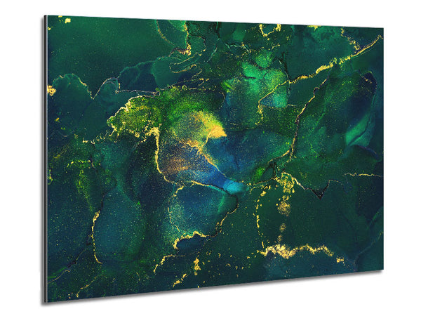 The Algae Coloured Waters Metal Print
