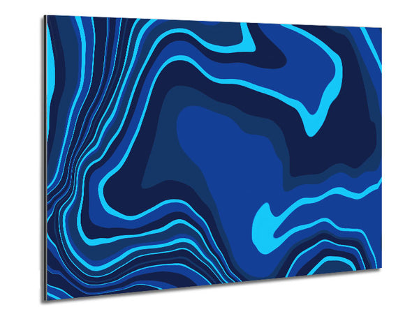 Blaue Ozeanformen