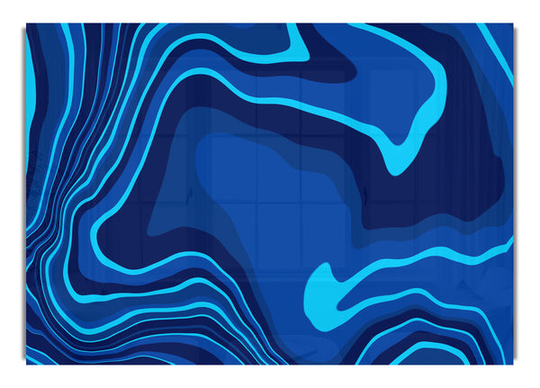 Blaue Ozeanformen