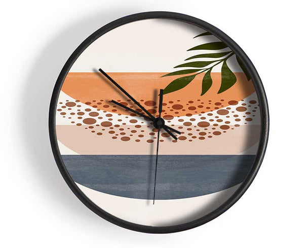 Three Semicircles Of Art Clock - Wallart-Direct UK