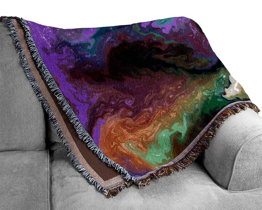 The Vivid Universe Explosion Woven Blanket