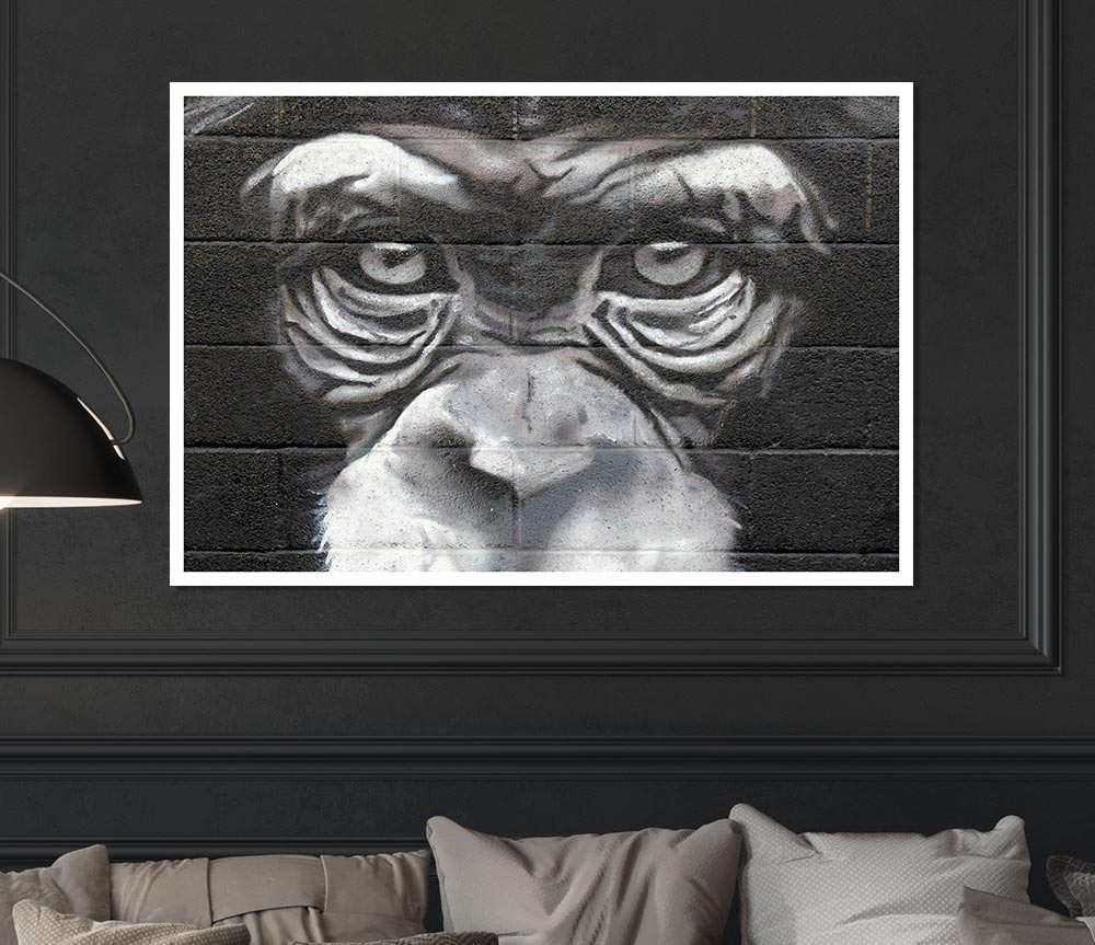 The Chimp Eyes Print Poster Wall Art