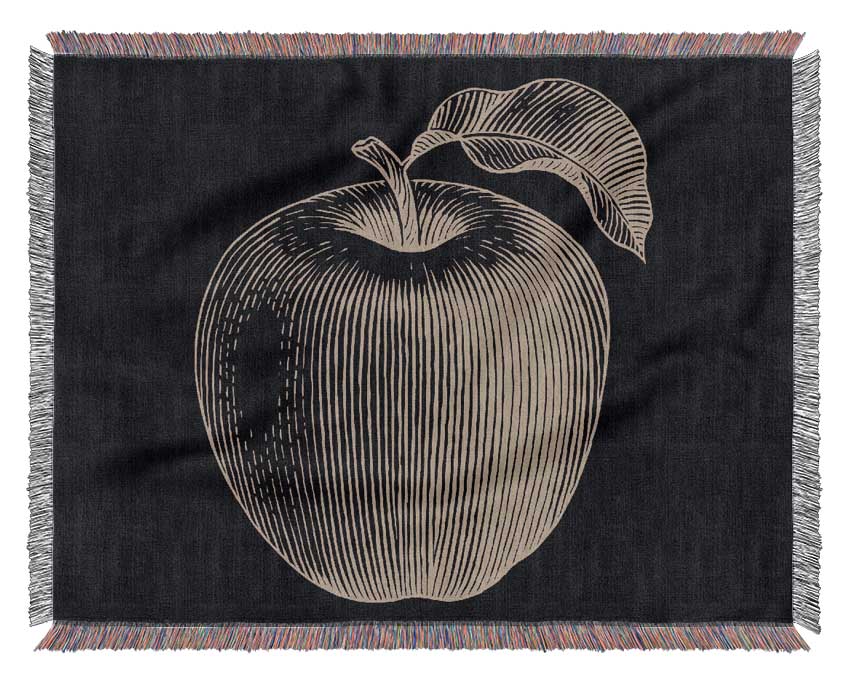 The Drawn Apple Woven Blanket