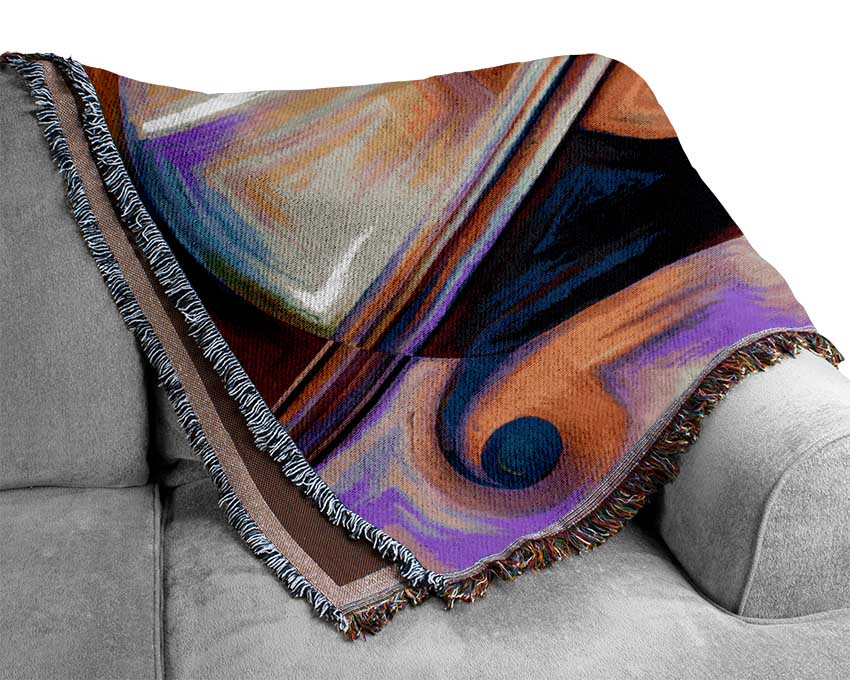 The Ukulele Dream Woven Blanket