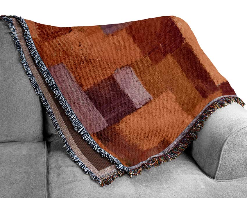 Patchwork Colours Mix Woven Blanket