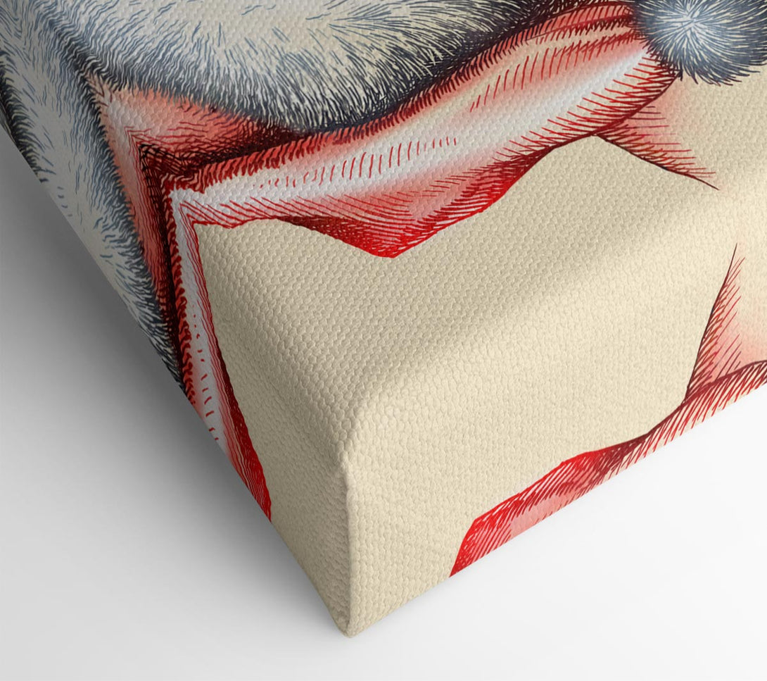  A Canvas Print of Santa Is Here Canvas Wall Art