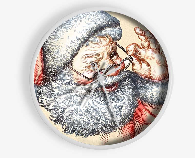 Santa Is Here Clock - Wallart-Direct UK