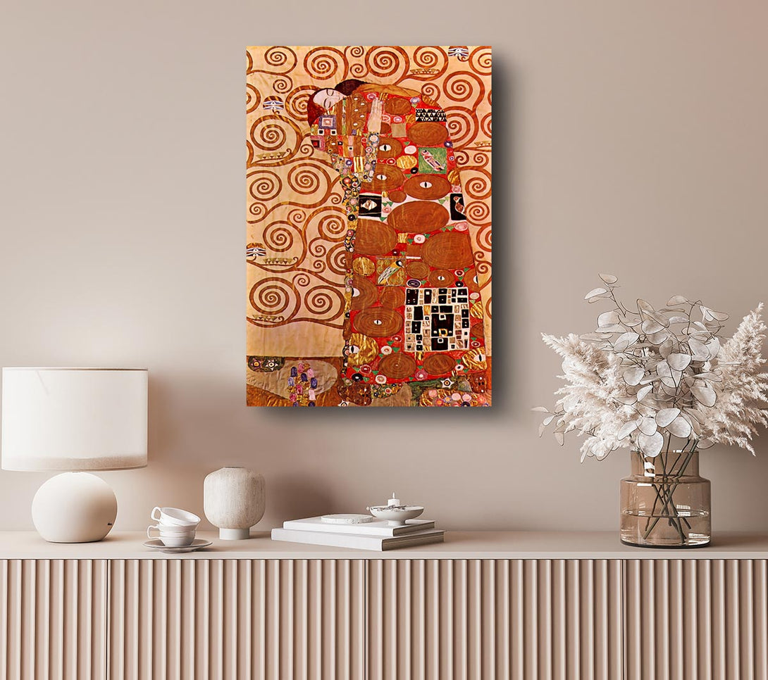  A Canvas Print of Klimt Embrace Canvas Art