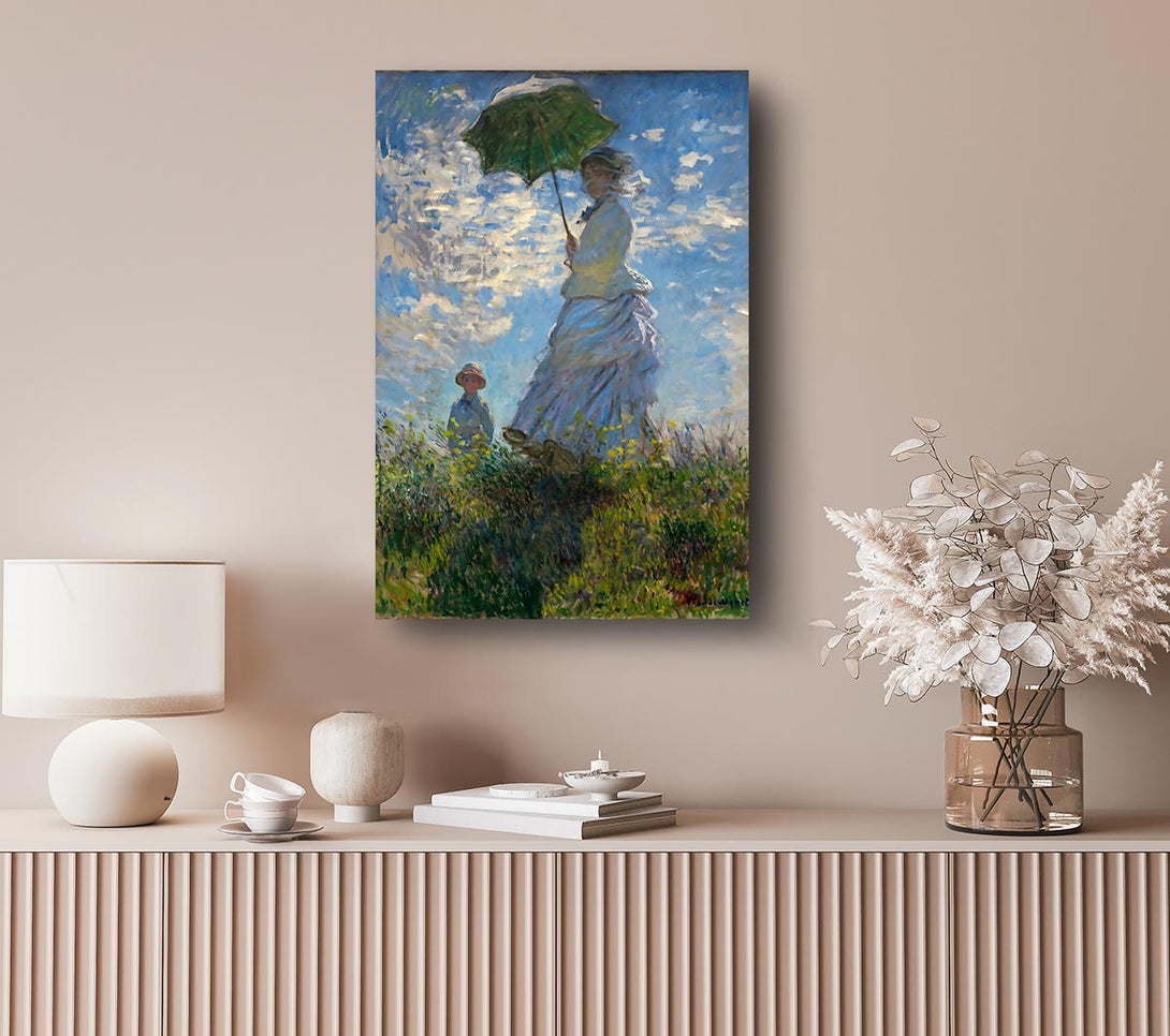 Picture of Monet Madame Monet And Her Son Canvas Print Wall Art