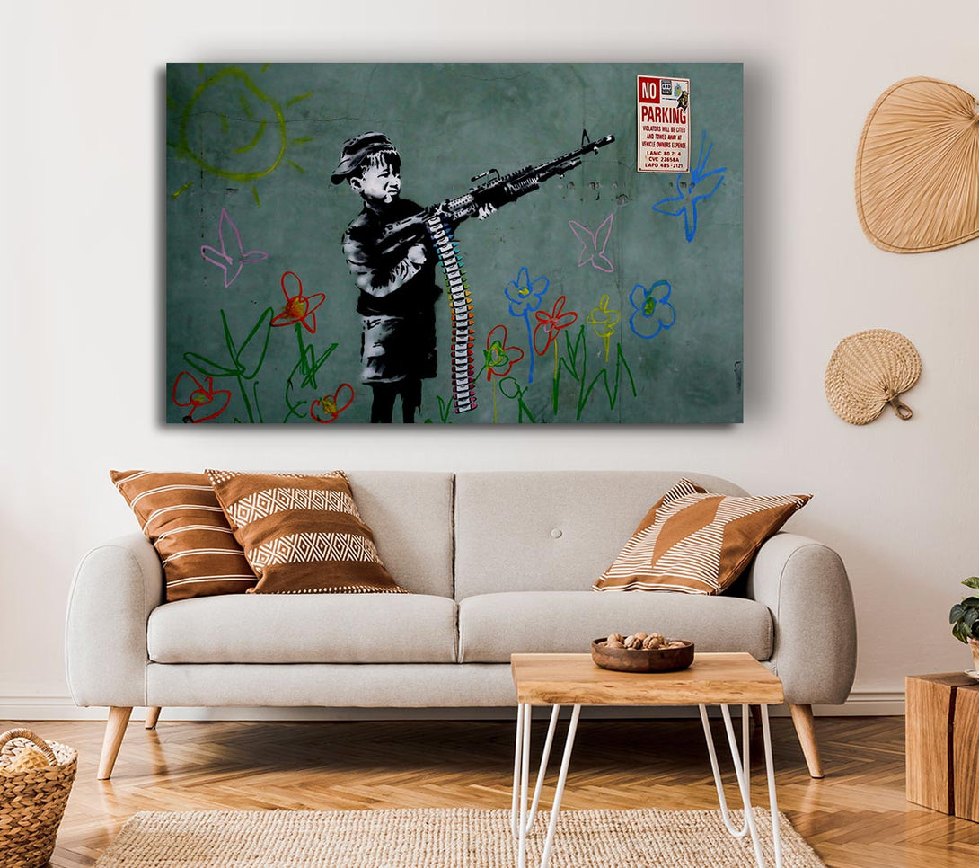 Picture of Traffic Warden Canvas Print Wall Art