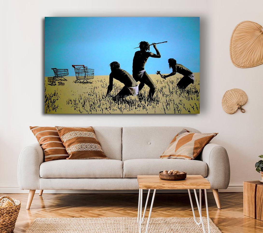 Picture of Trolley Hunters Canvas Print Wall Art