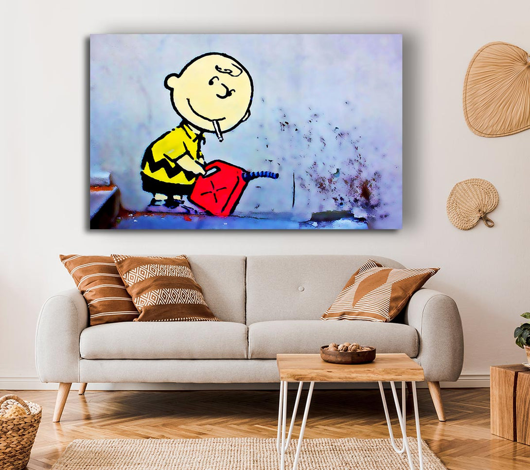 Picture of Bad Boy Charlie Canvas Print Wall Art