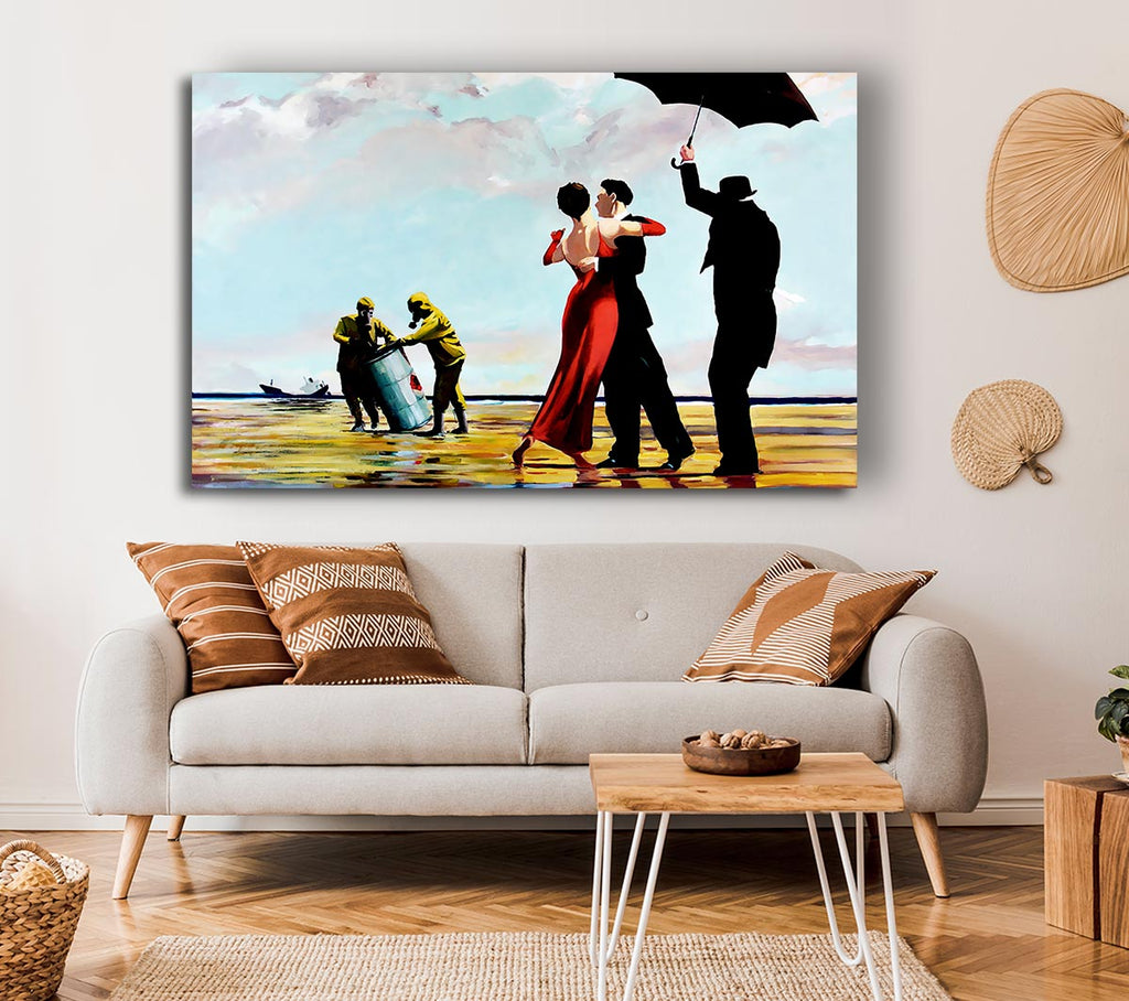 Picture of Toxic Waste Dance Canvas Print Wall Art