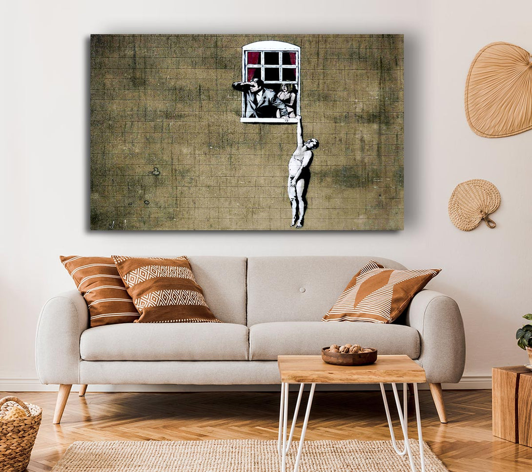 Picture of Window Lovers Original Canvas Print Wall Art