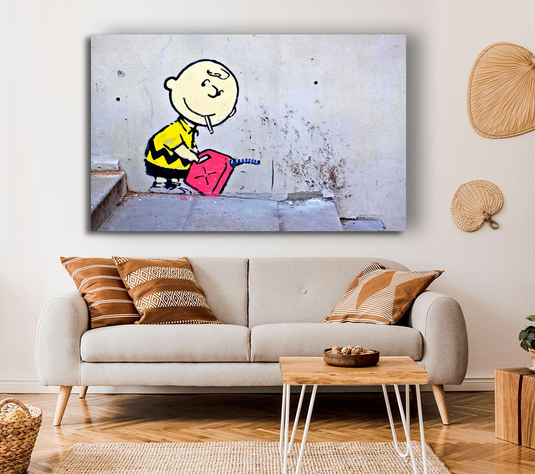 Picture of Charlie Brown Canvas Print Wall Art