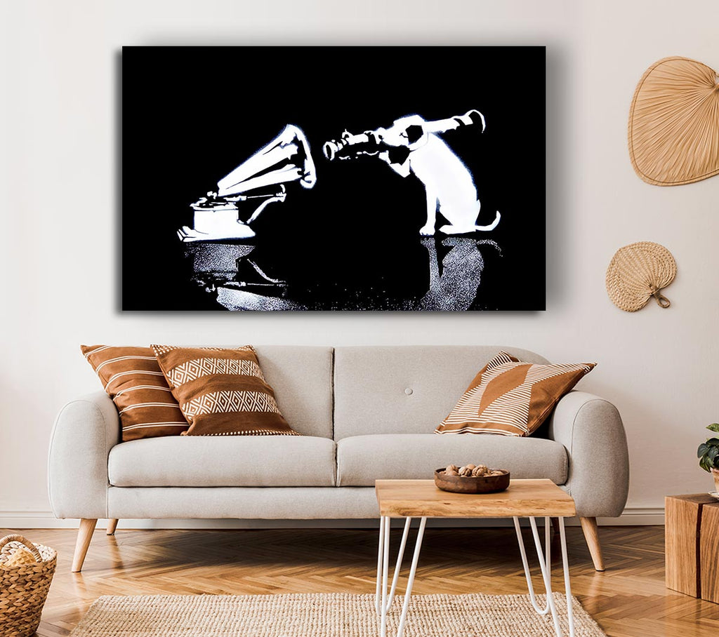 Picture of Hmv Dog Missile Canvas Print Wall Art