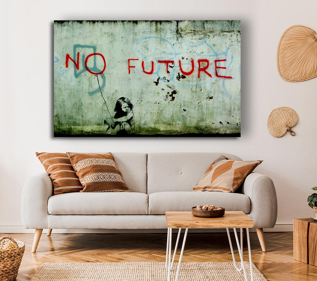 Picture of No Future Clean Canvas Print Wall Art