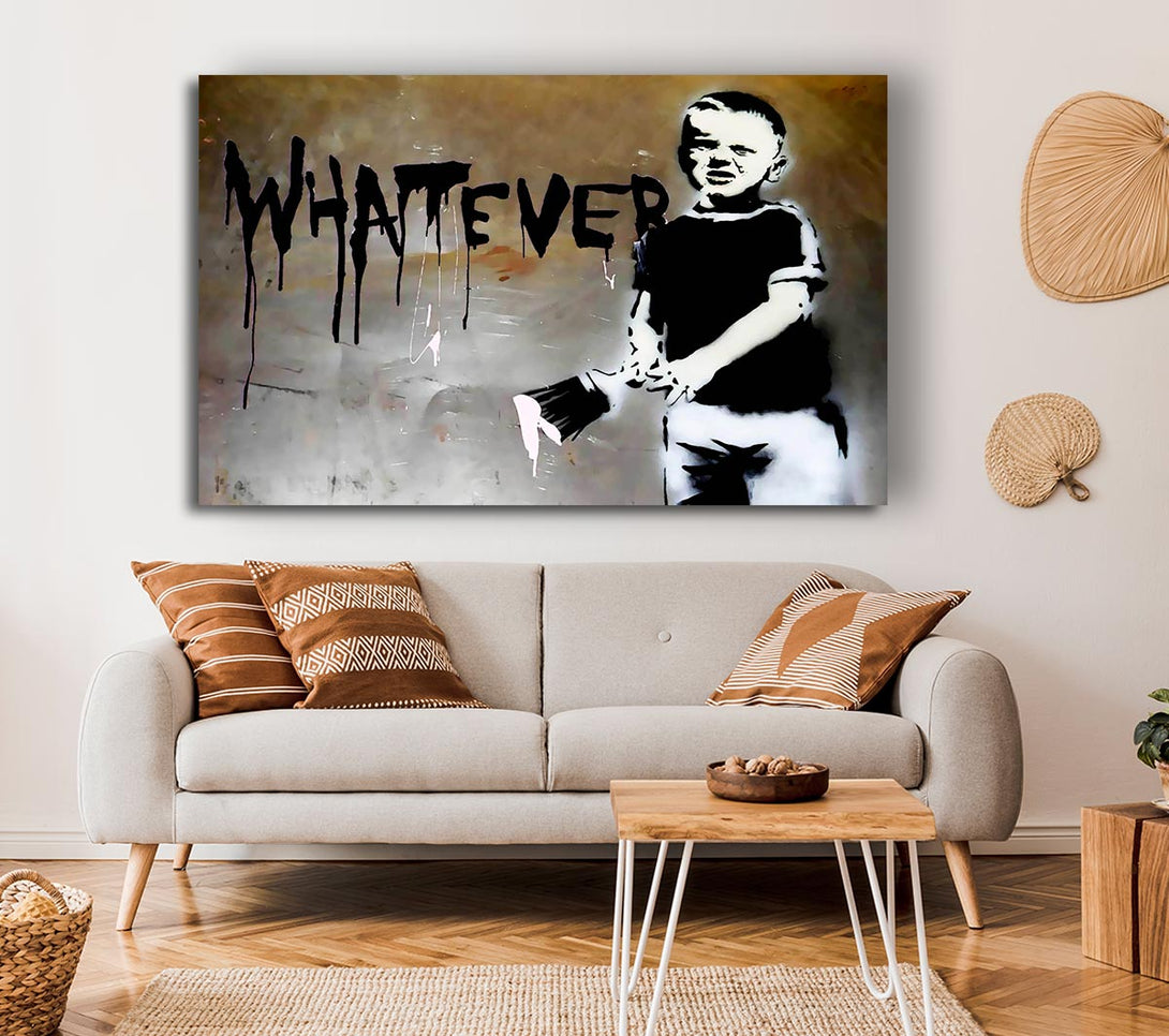 Picture of Whatever Kid Canvas Print Wall Art