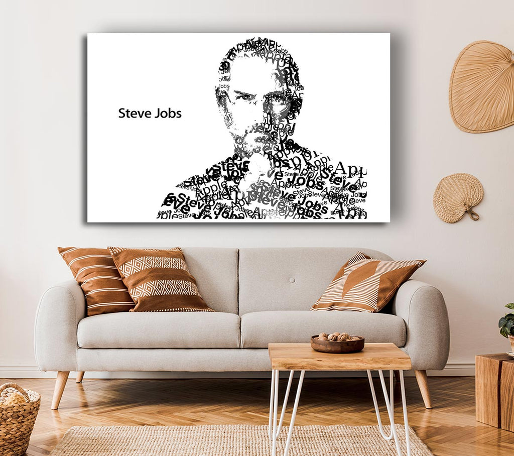 Picture of Apple Steve Jobs Canvas Print Wall Art