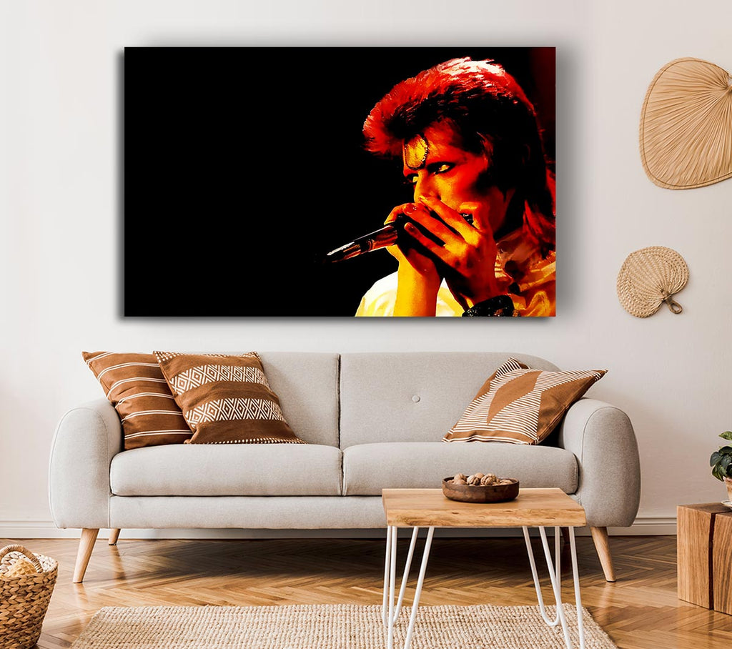 Picture of David Bowie Ziggy Pop Canvas Print Wall Art
