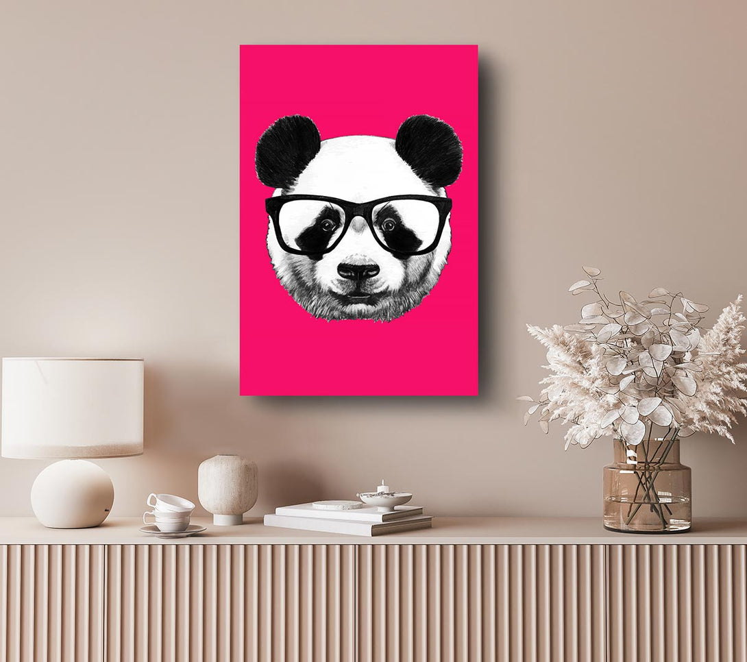  A Canvas Print of Funky Panda Canvas Print