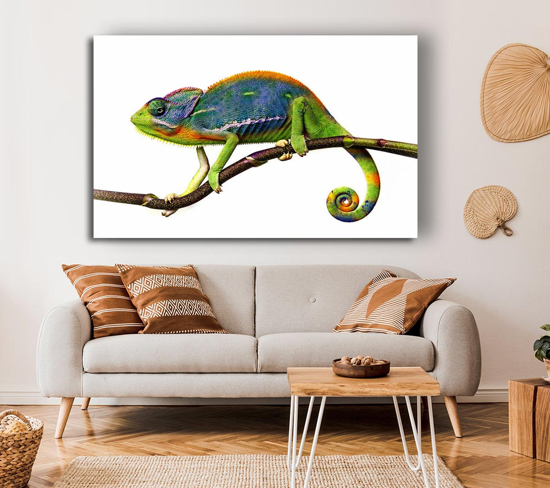  A Canvas Print of Chameleon Branch Canvas Wall Art