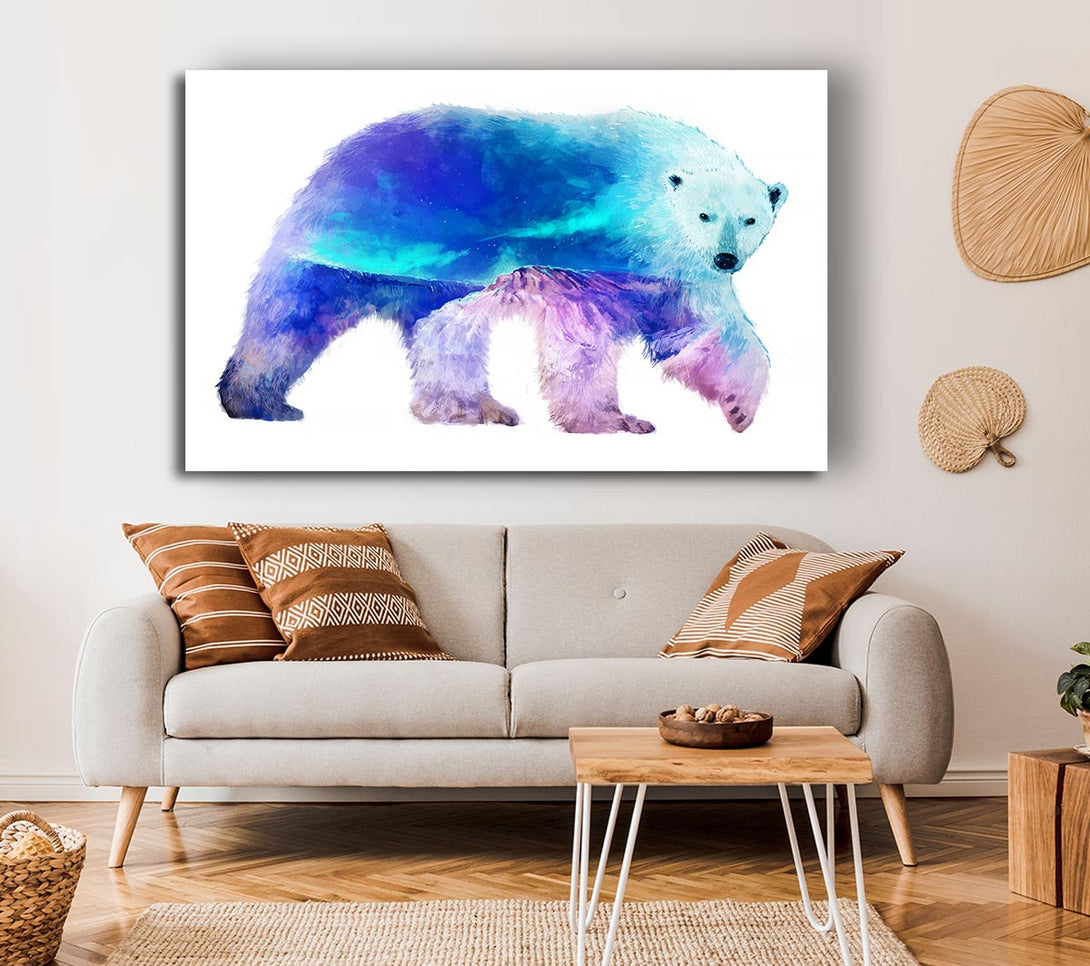  A Canvas Print of Polar Bear Glory Canvas Print