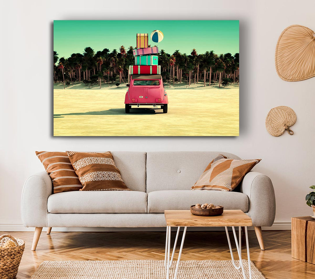 Picture of Packed To Go To The Beach Canvas Print Wall Art