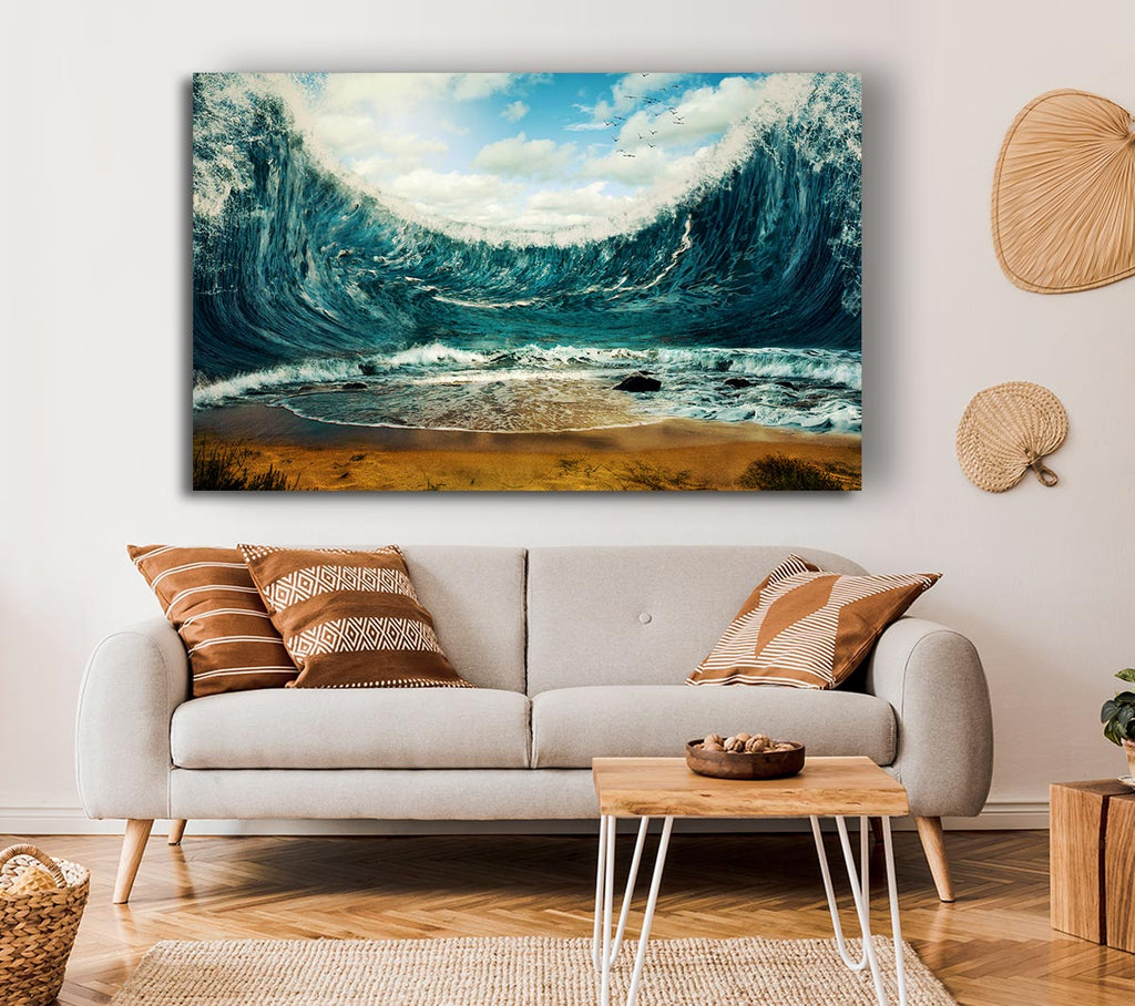 Picture of The Ocean Parts Canvas Print Wall Art